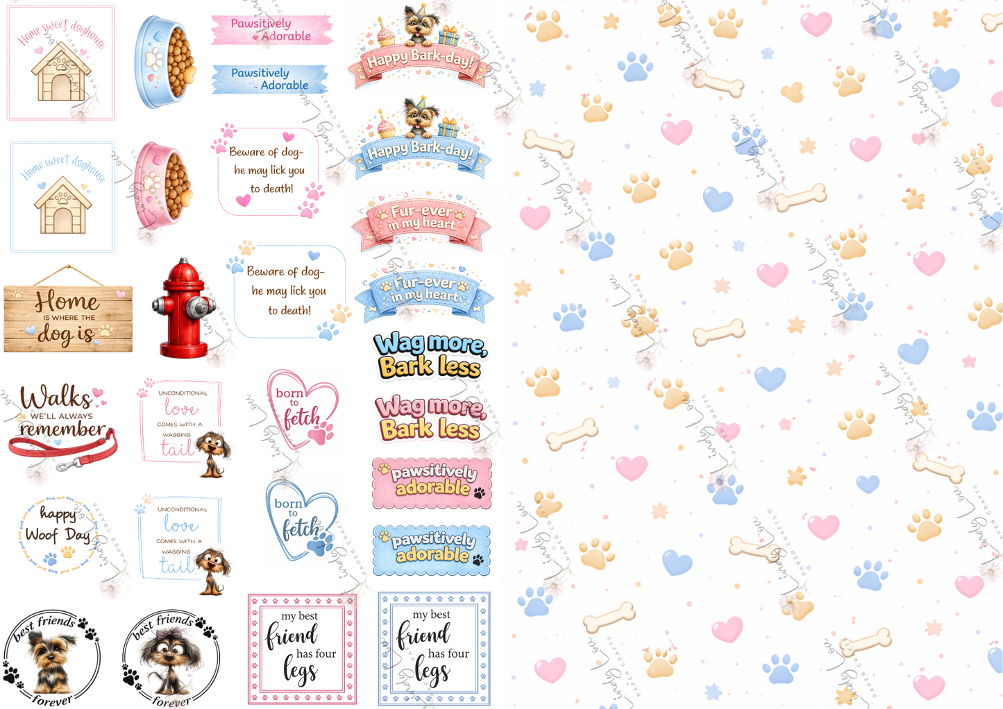 A4 Paper Collection - Pawsitively Adorable
