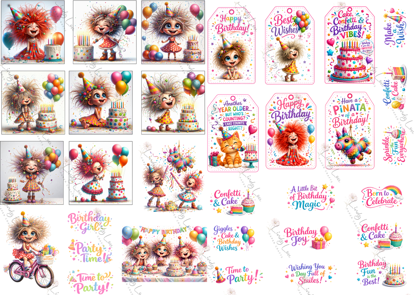A4 Paper Collection - Birthday Giggles
