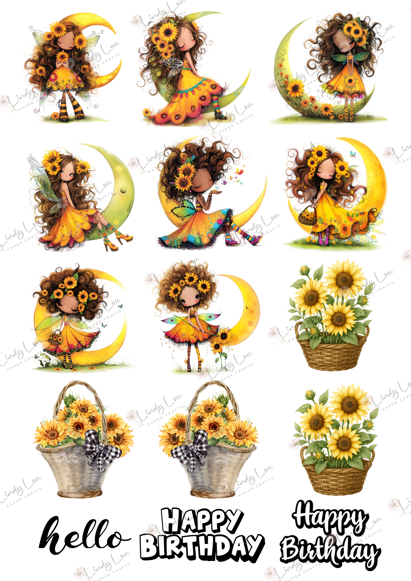 A6 Card Kit - Sunflower Dreams