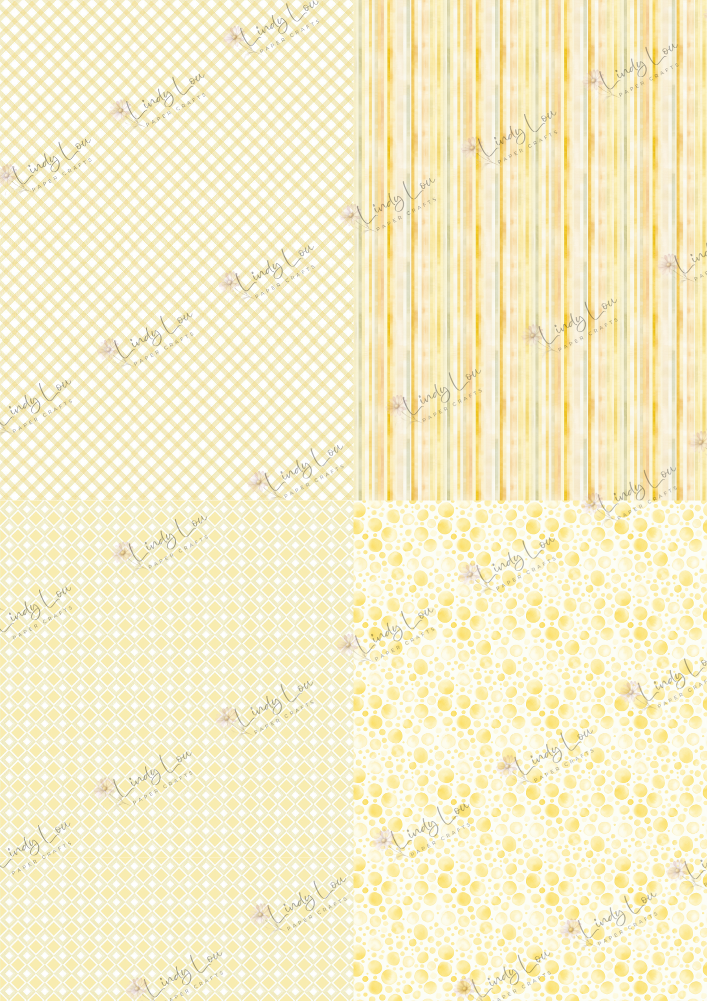 A6 Card Collections - Buttercream Blooms