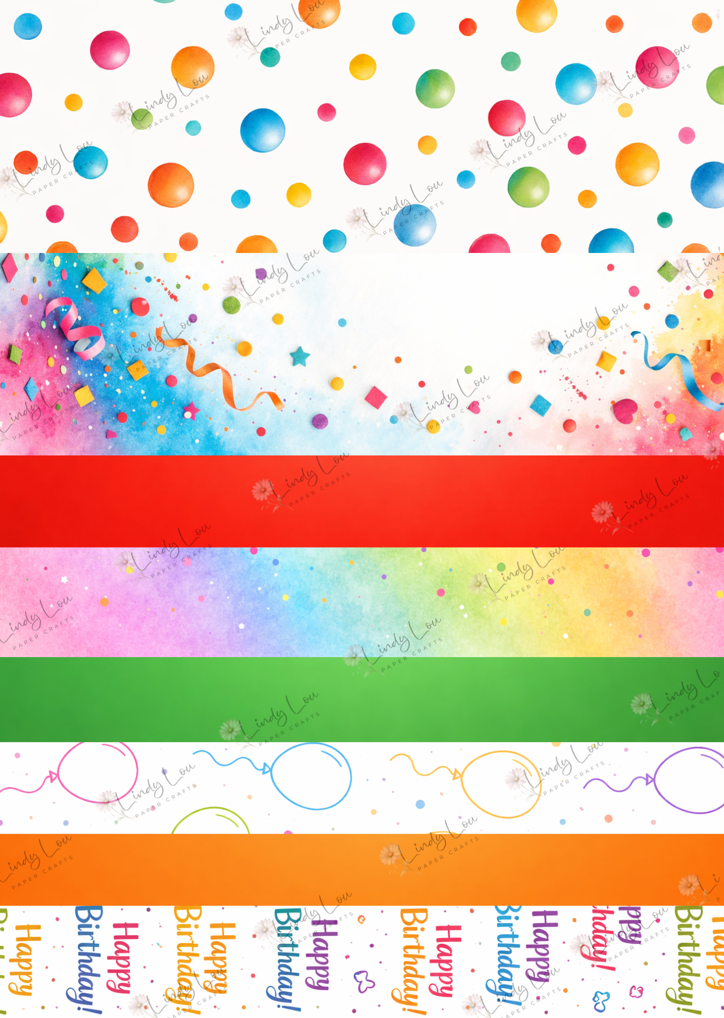 A4 Paper Collection - Birthday Giggles