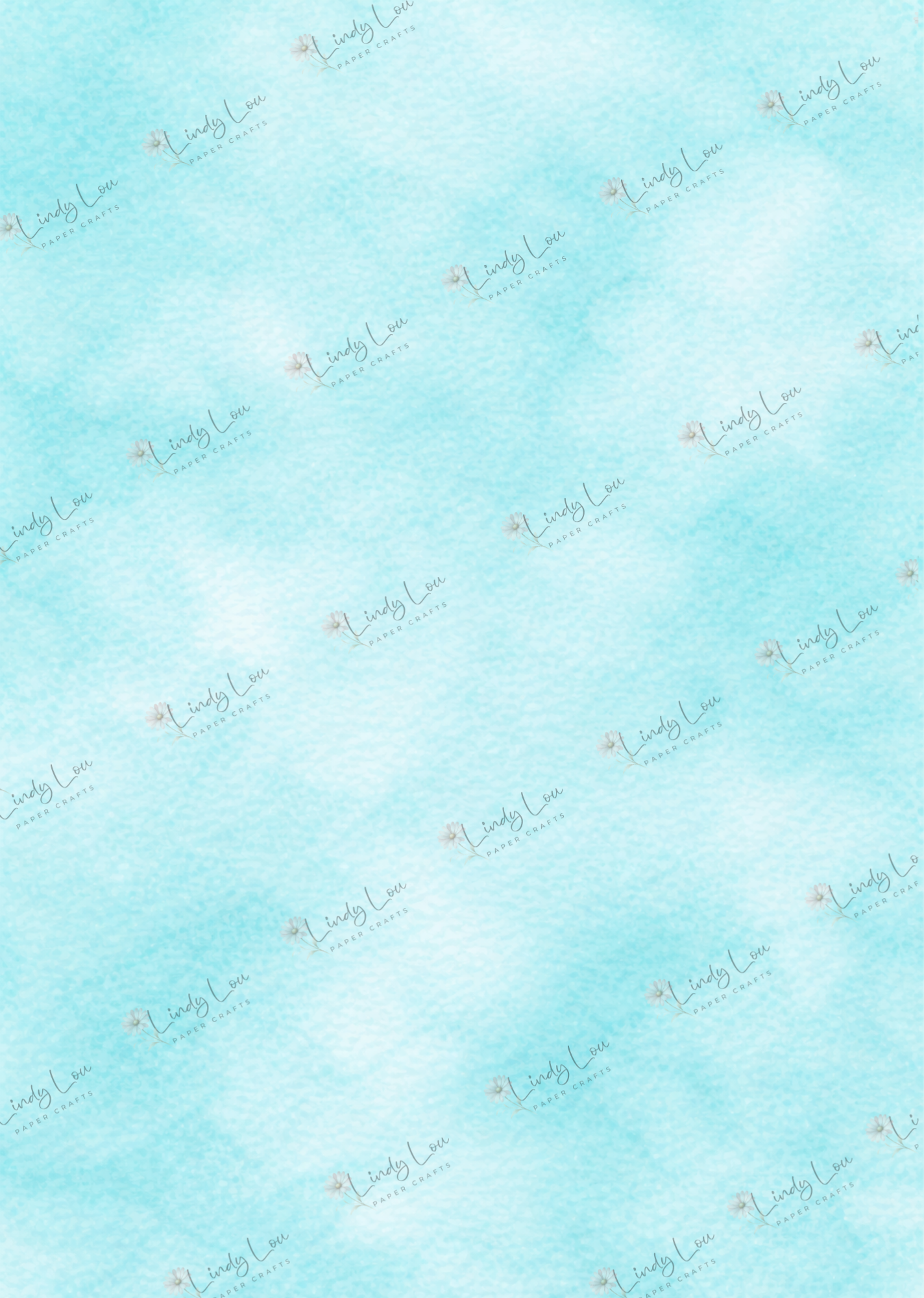 A4 Single Sheet - Surf's Up - Aqua Tide