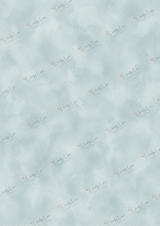 A4 Single Sheet - Mum's Daffodils - Morning Mist
