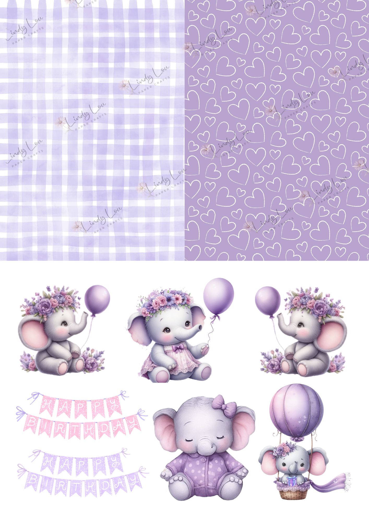 A6 Card Kit - Princess Ellie