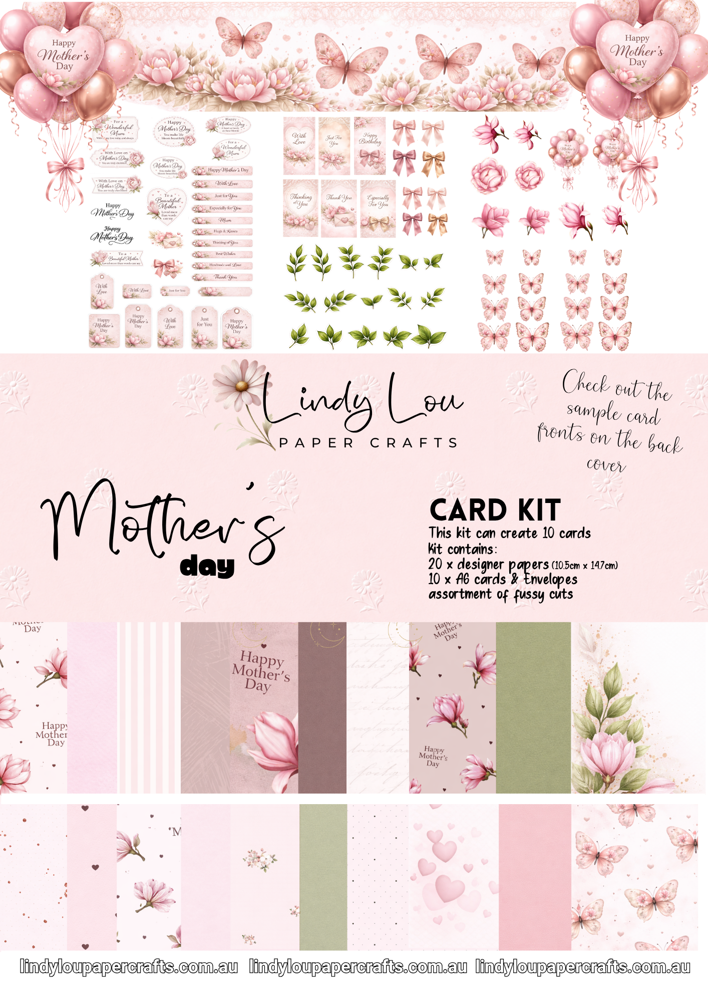 A6 Card Kit - Mother's Day
