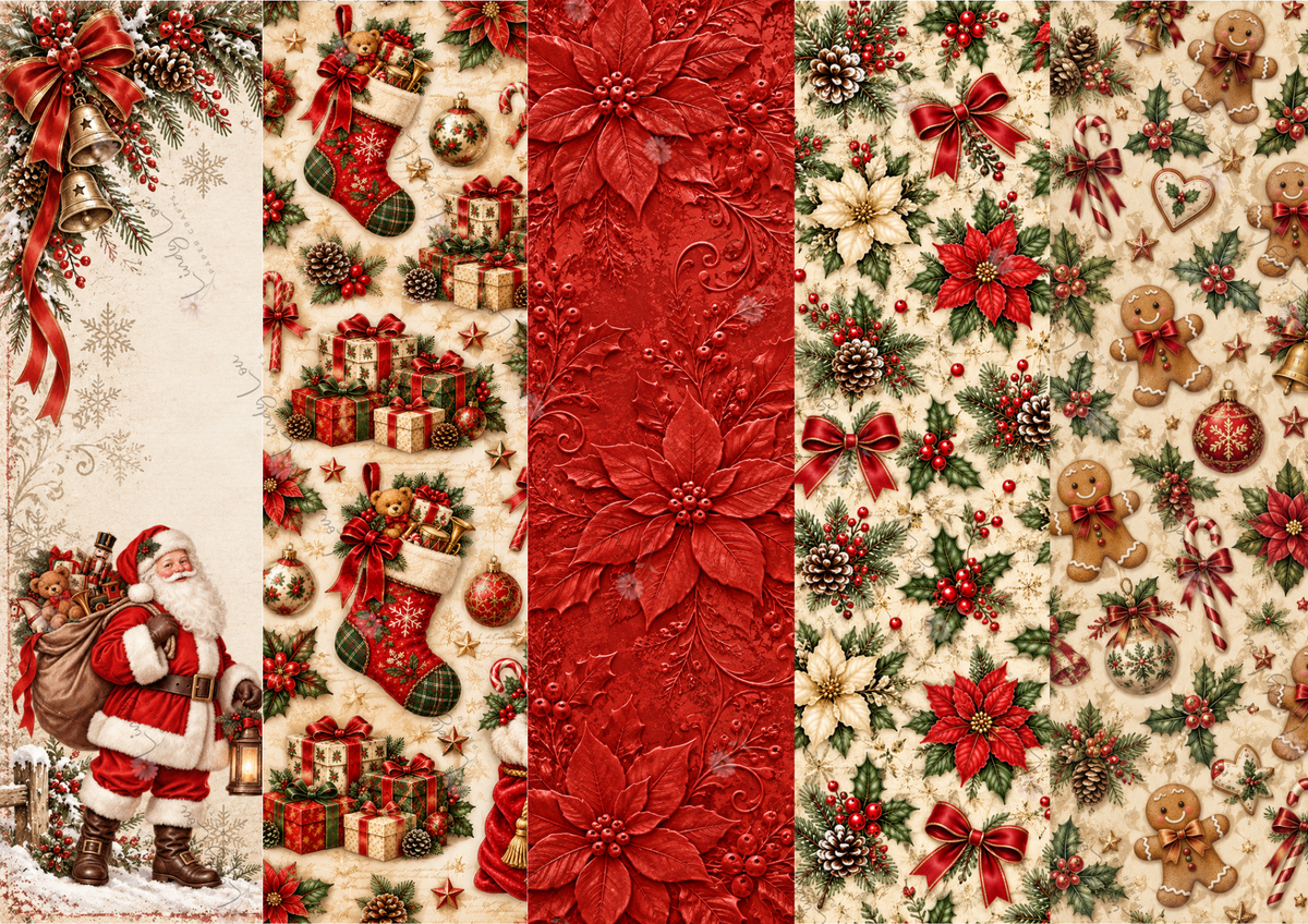 A4 Paper Pack - Christmas Past