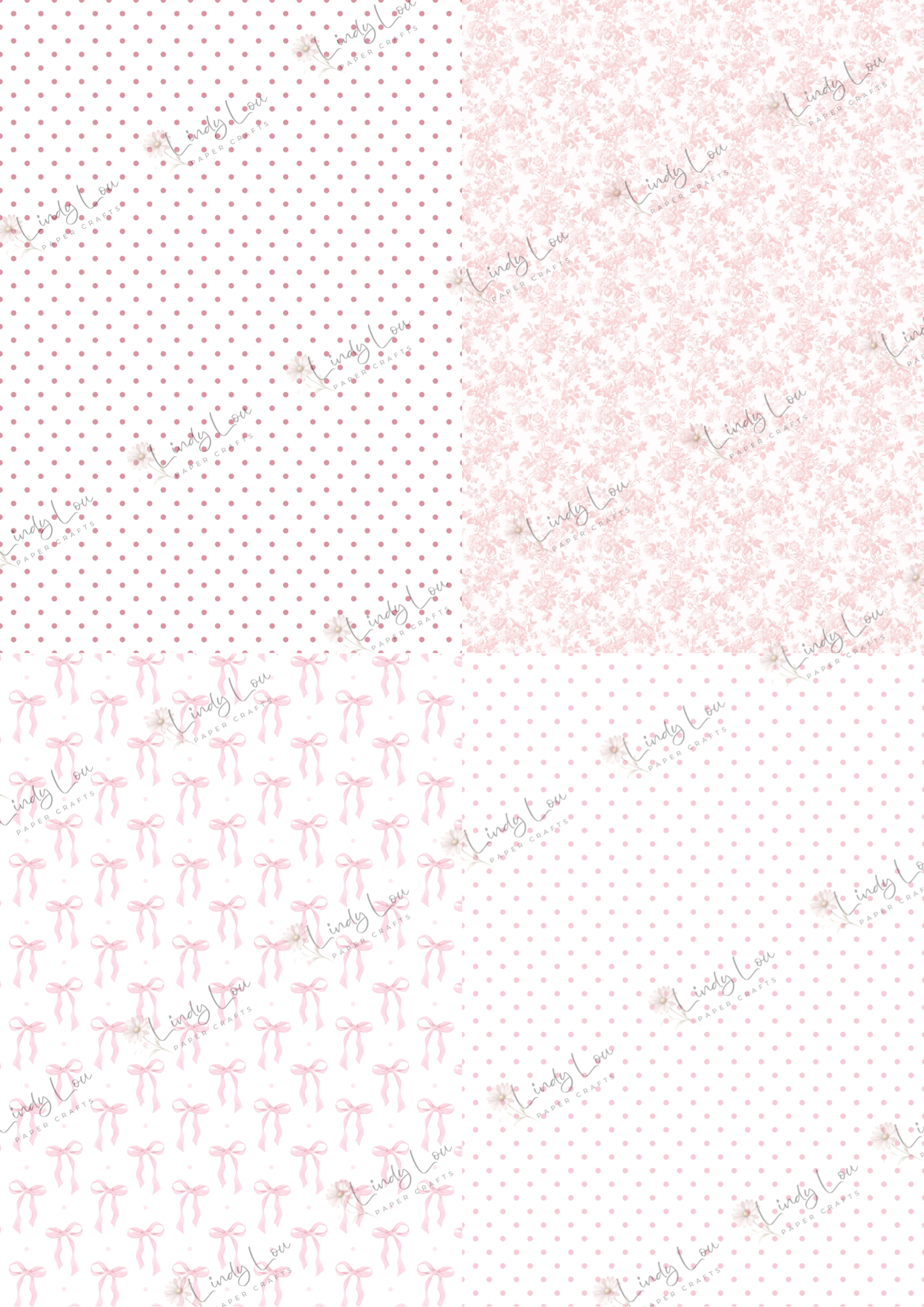 A6 Card Kit - Sweet Baby Girl