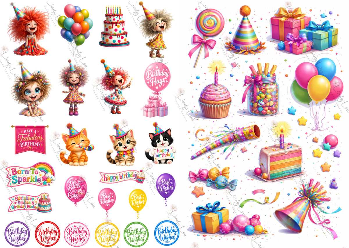 A4 Paper Collection - Birthday Giggles