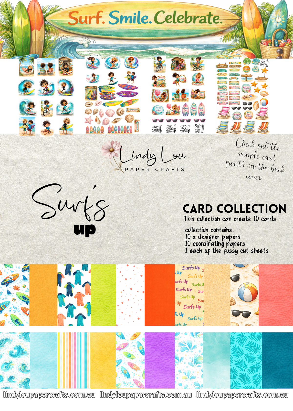 A6 Card Kit - Surf's Up