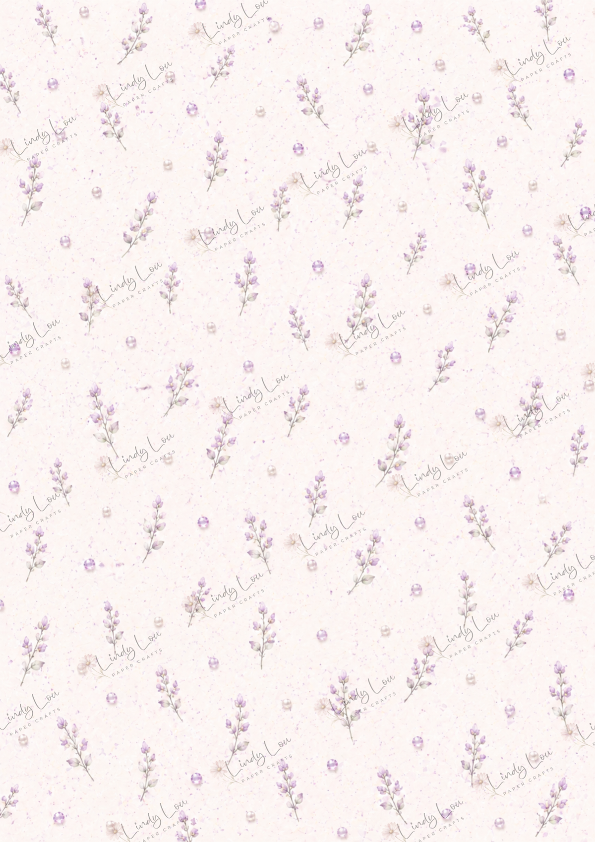 A4 Paper Pack - a Little bit of Pretty - Lilac