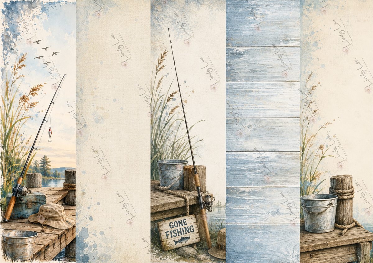 A4 Paper Collection - Gone Fishing