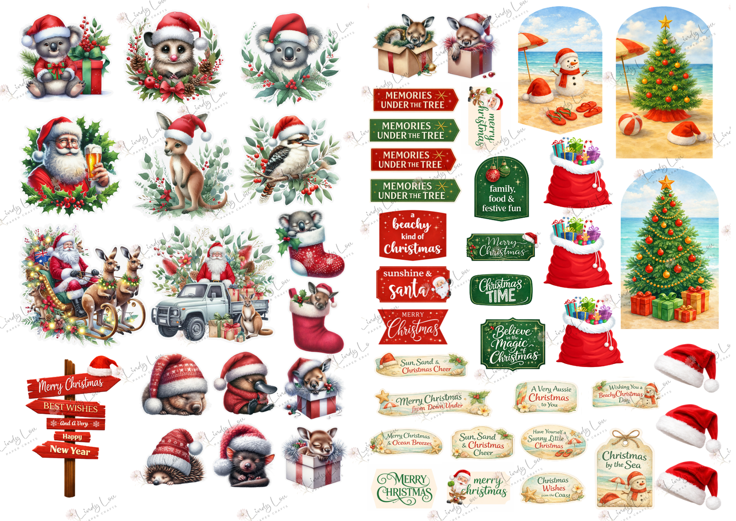 A4 Paper Collection - Aussie Christmas