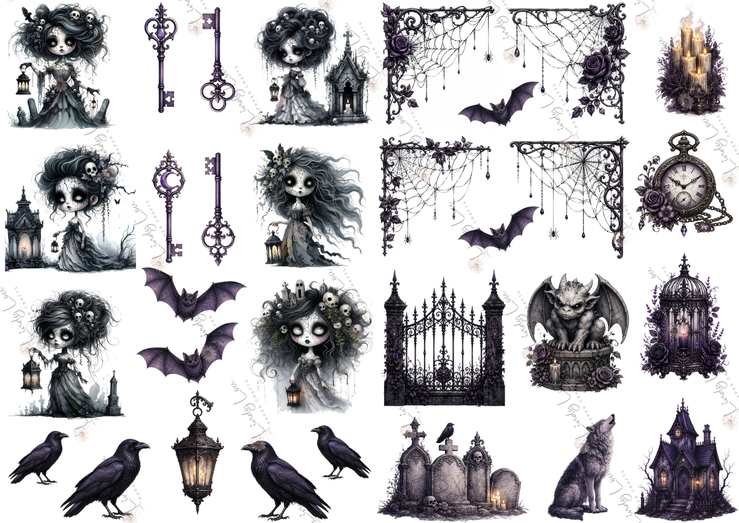 A4 Paper Collection - Goth Girl Dreams