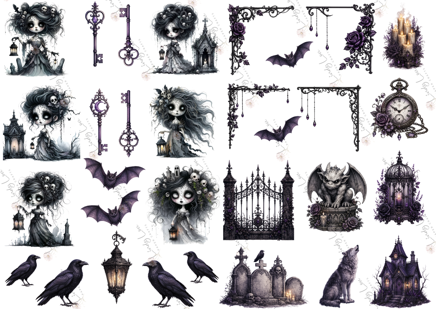 A4 Paper Collection - Goth Girl Dreams