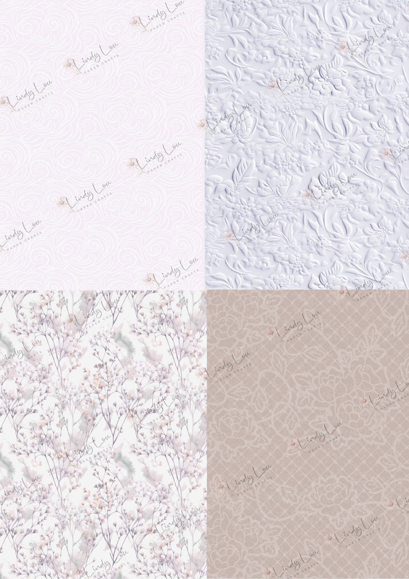 A6 Card Kit - Tied with a Kiss