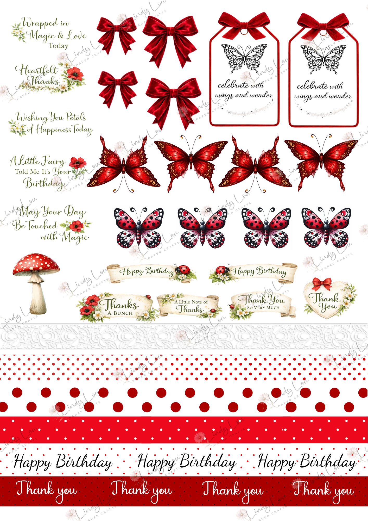 A6 Card Kit - Fairyland