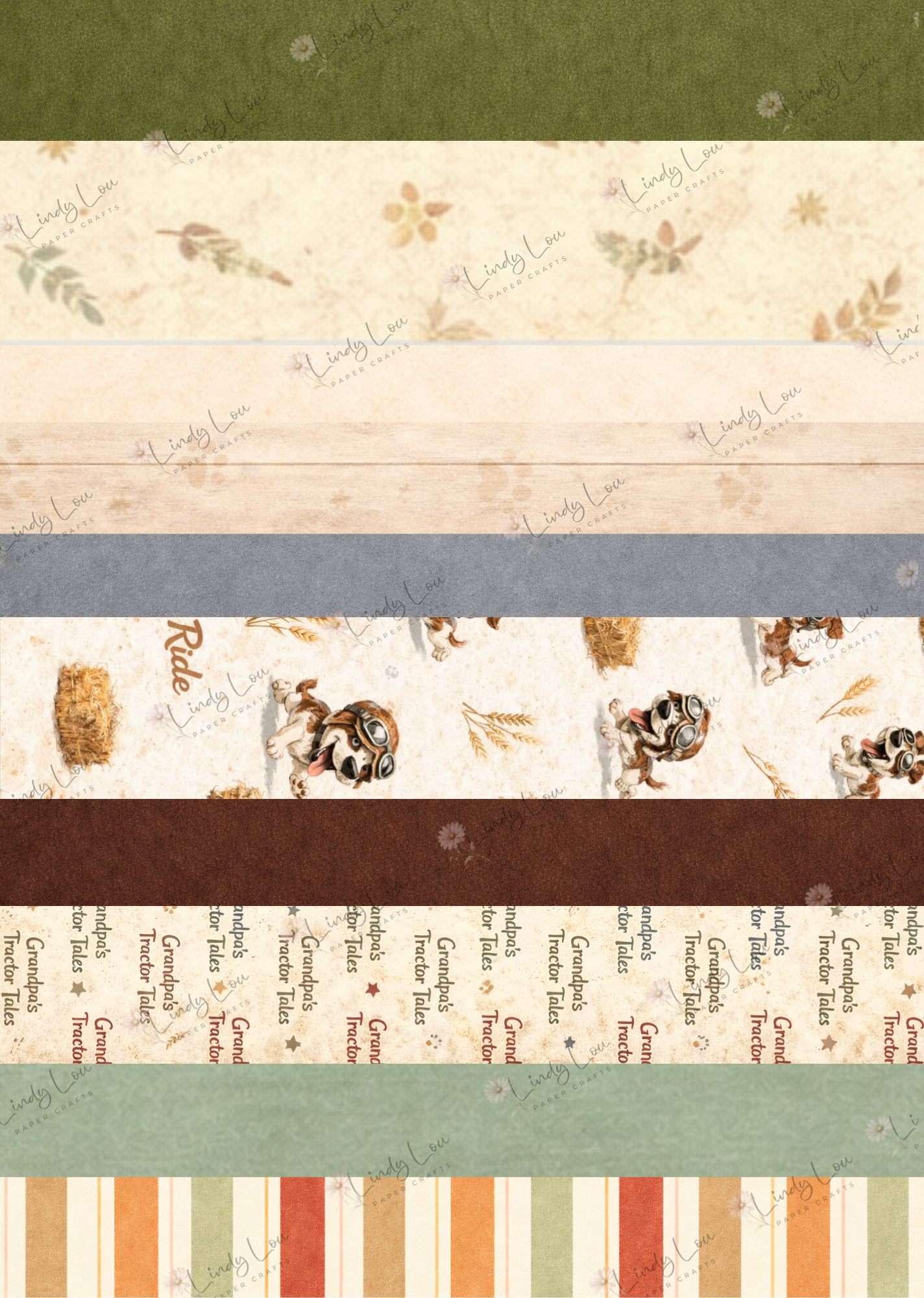 A4 Paper Collection - Grandpa's Joy Ride & Tractor Tales