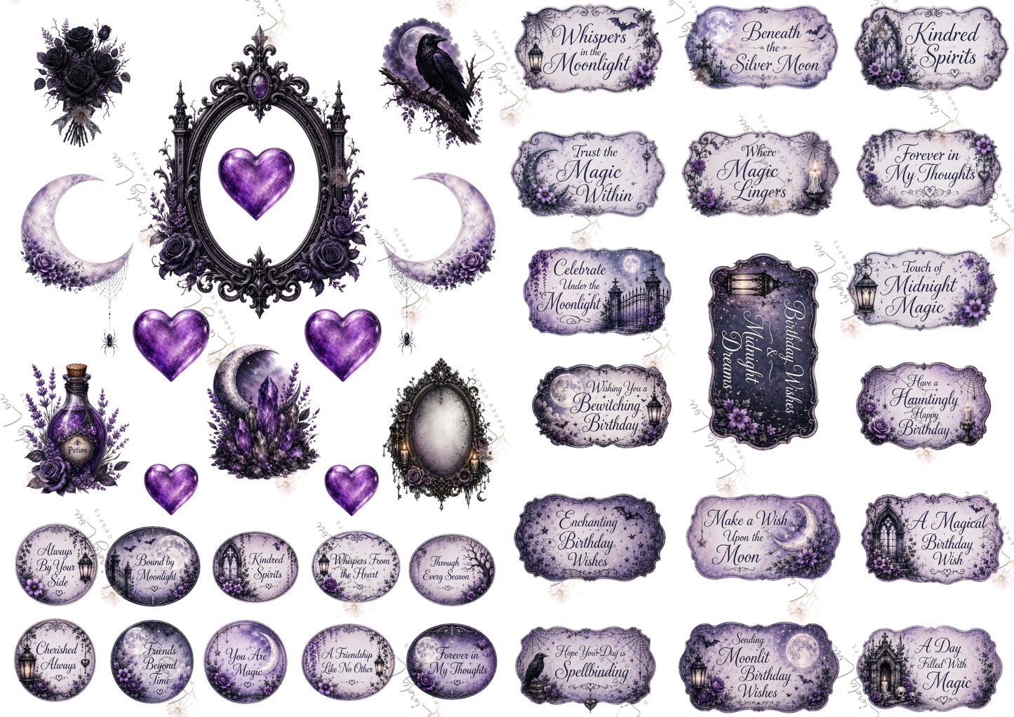A4 Paper Collection - Goth Girl Dreams