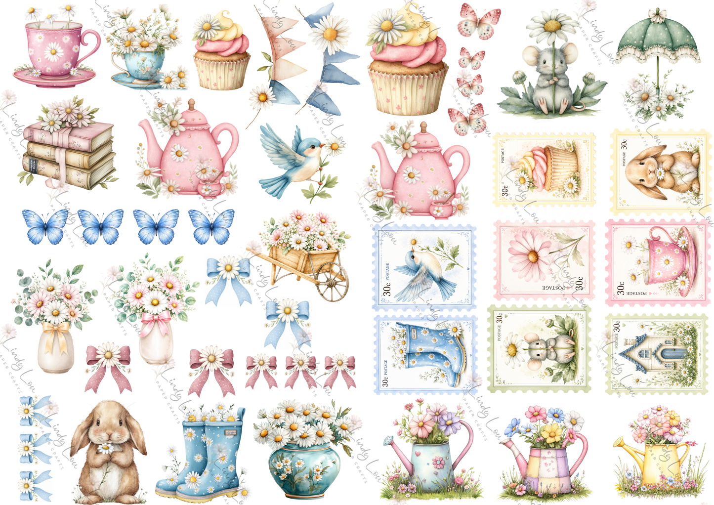 A4 Paper Collection - Daisy Whispers