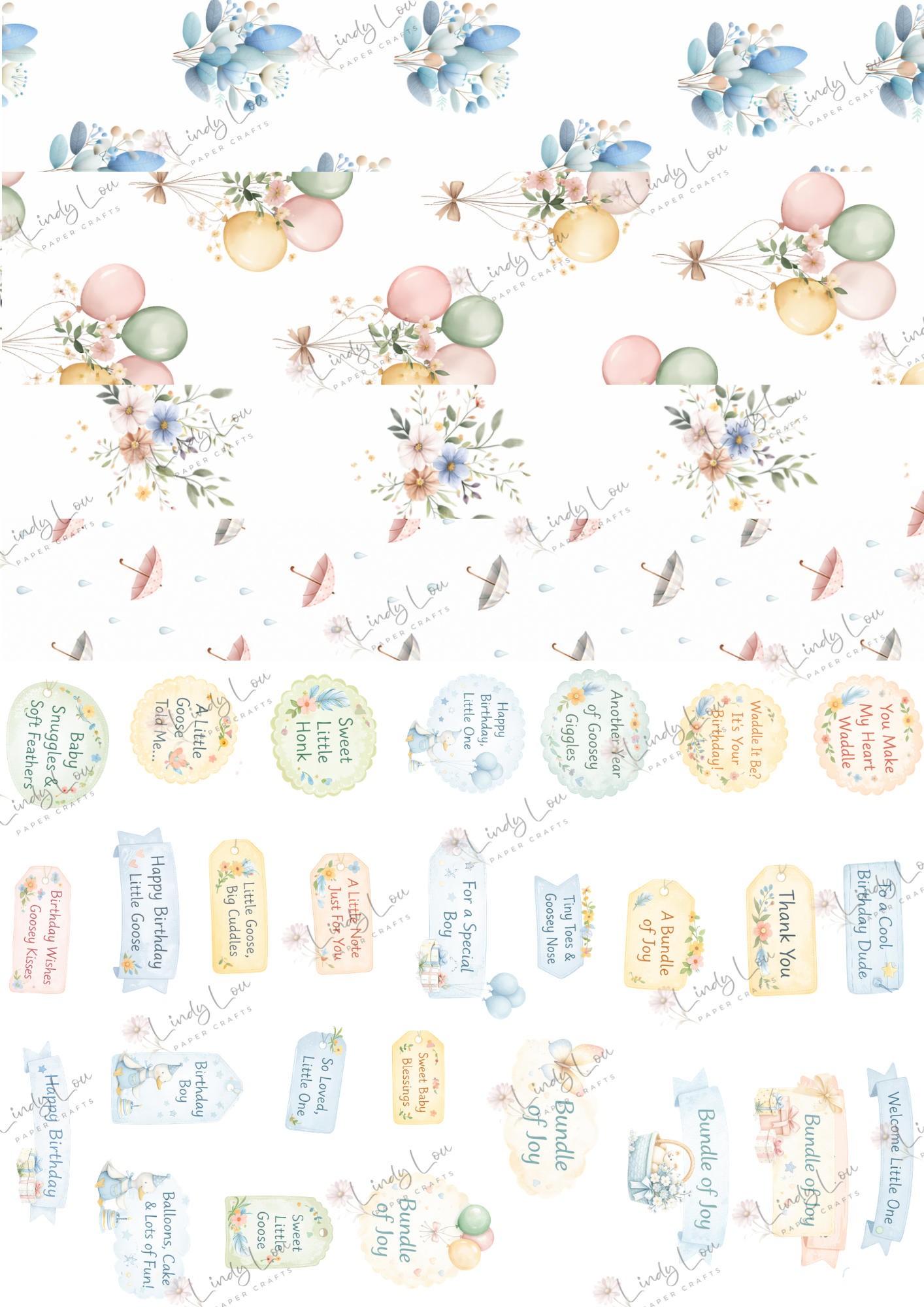 A4 Paper Collection - Little Goose Adventures