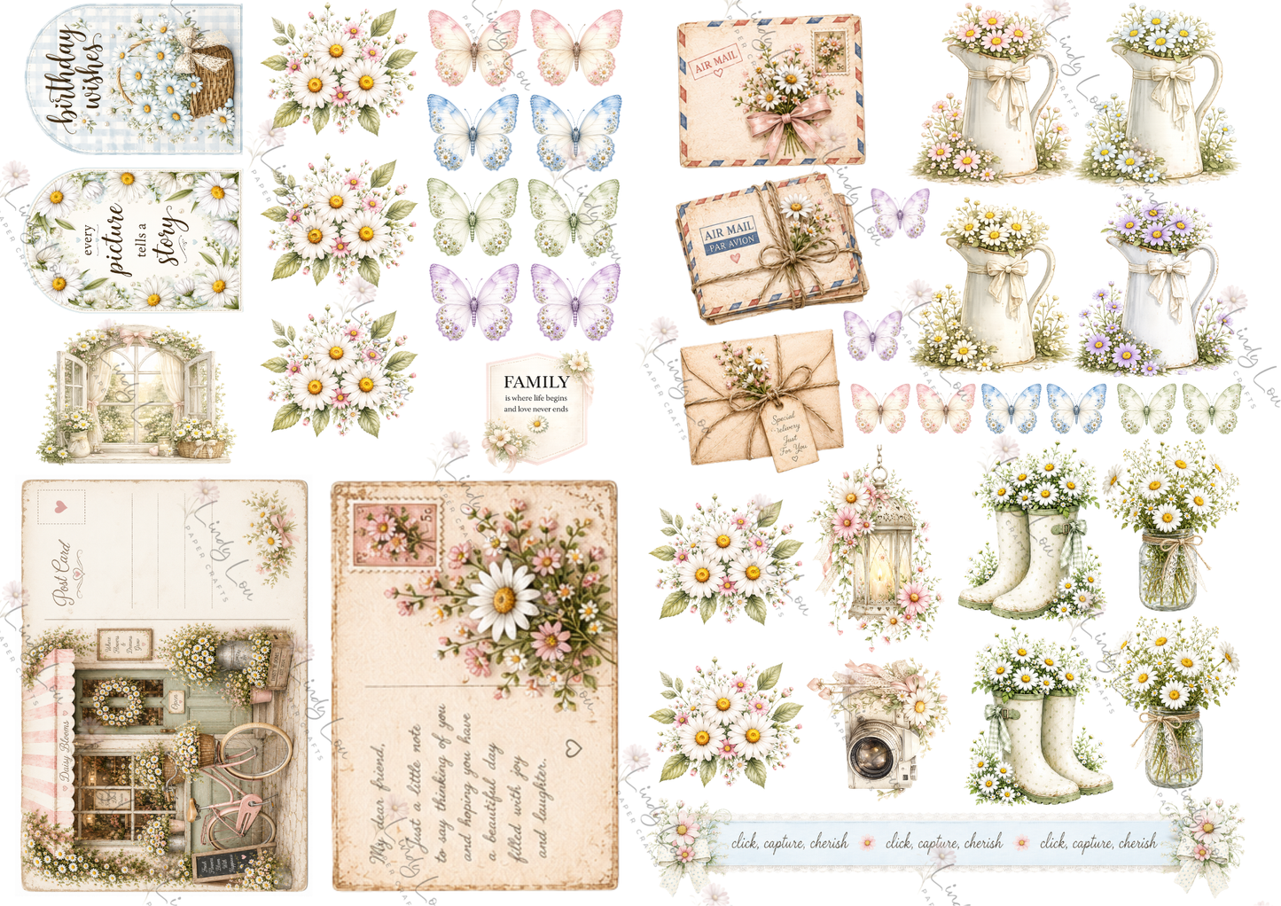 A4 Paper Collection - Daisy Girls