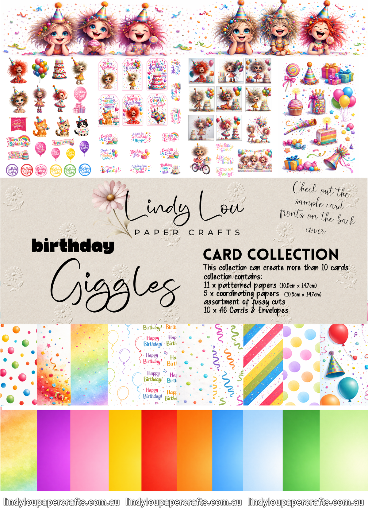 A6 Card Collection - Birthday Giggles