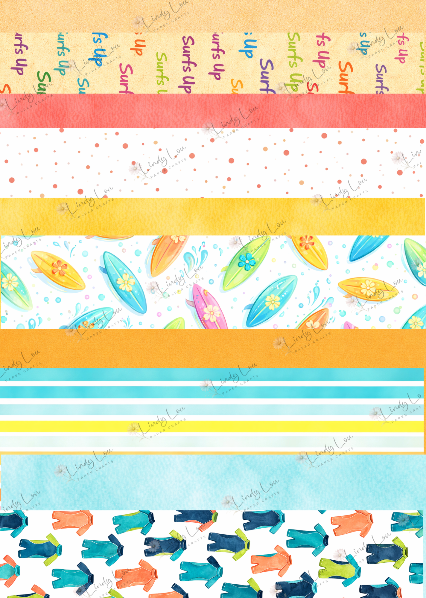 A4 Paper Collection - Surf's Up