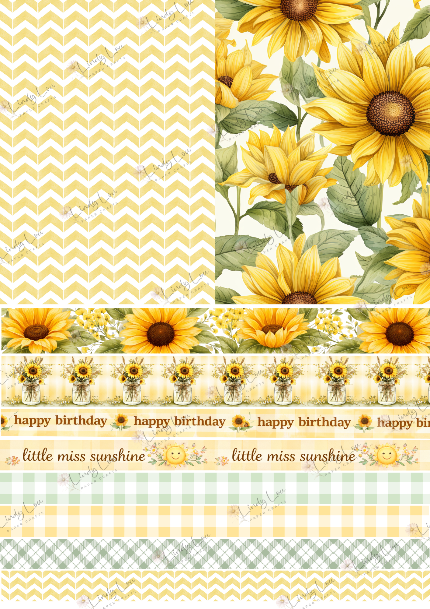 A6 Card Kit - Sunshine & Moo