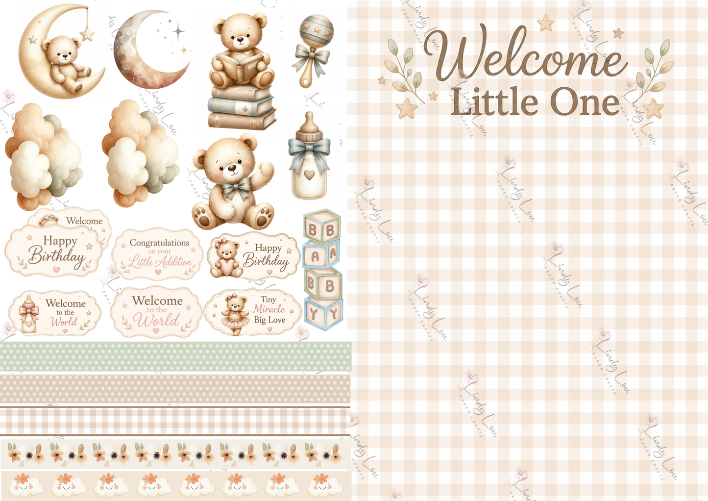 A4 Paper Collection - Boho Baby
