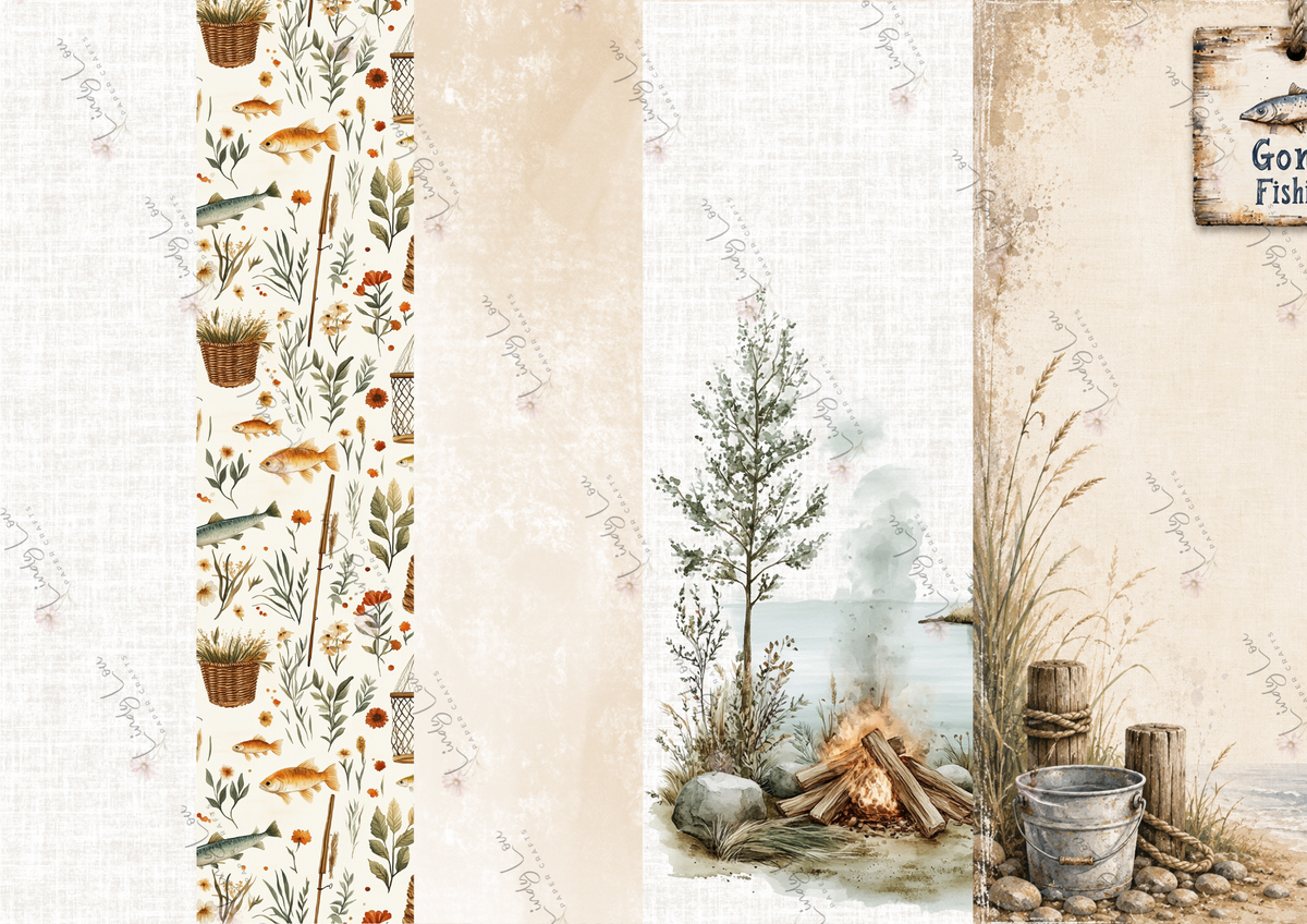 A4 Paper Collection - Gone Fishing