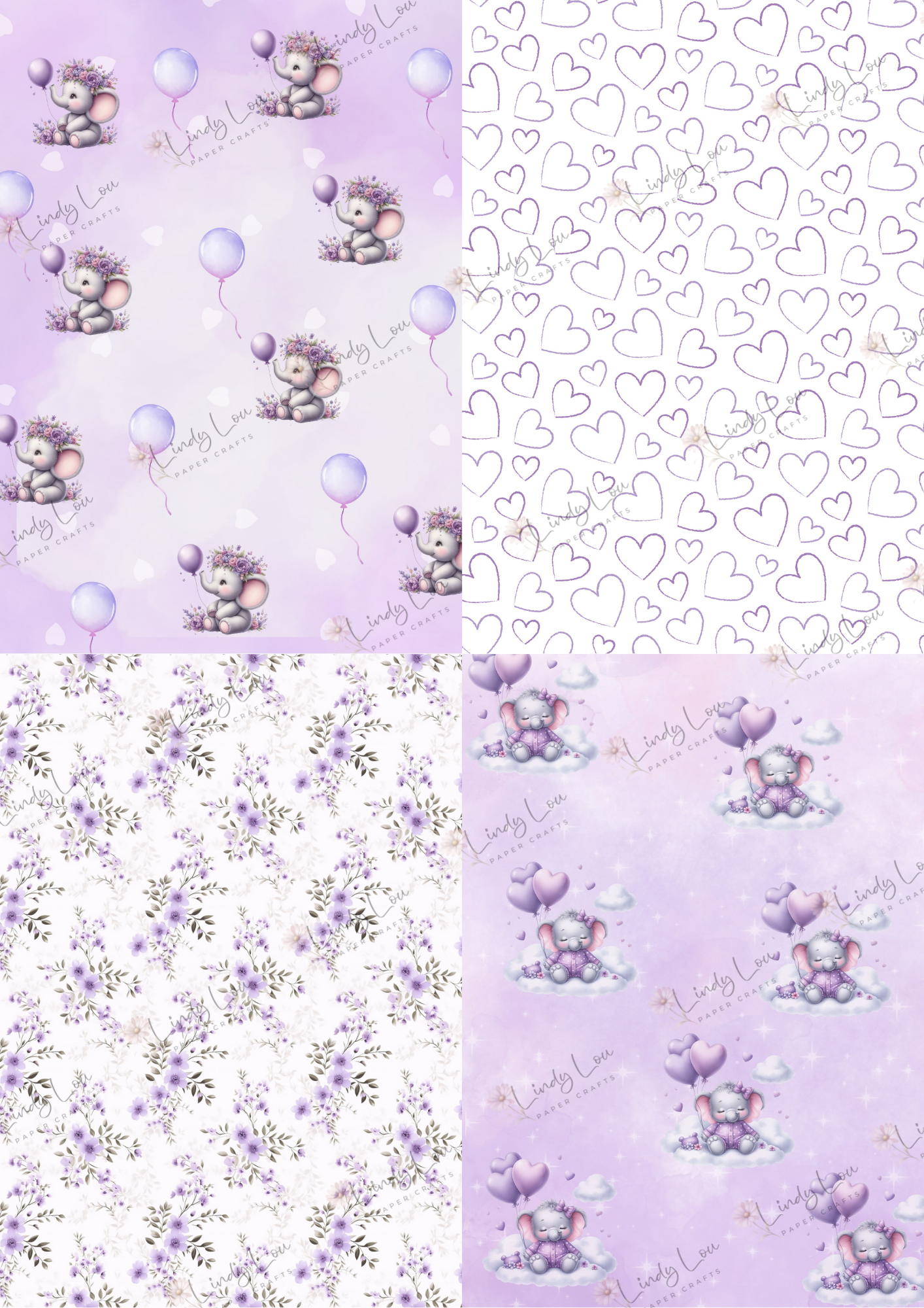 A6 Card Kit - Princess Ellie