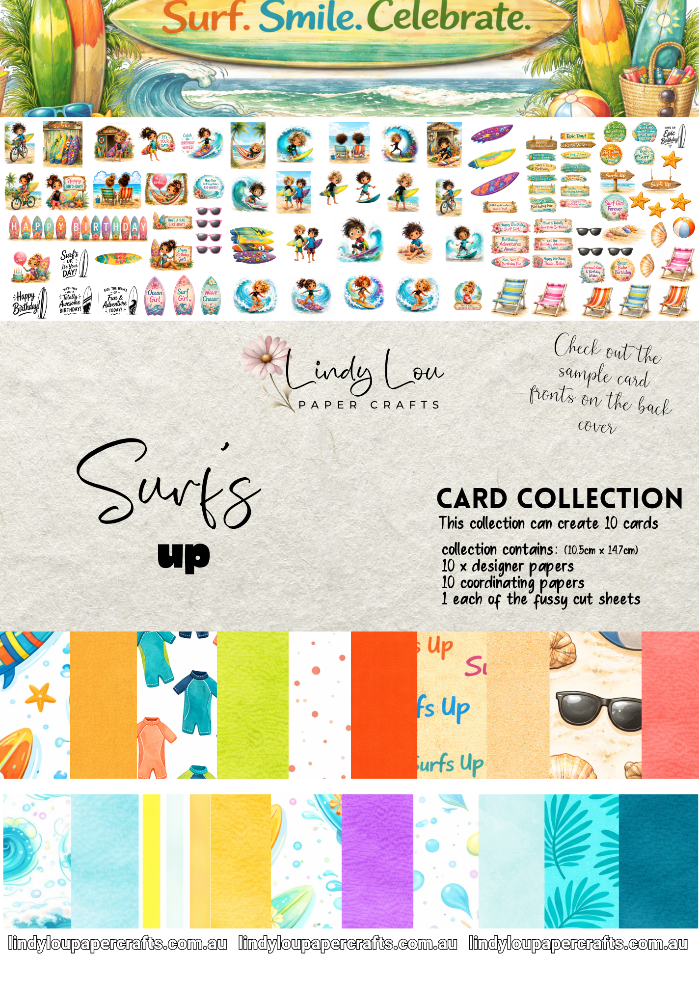 A6 Card Kit - Surf's Up