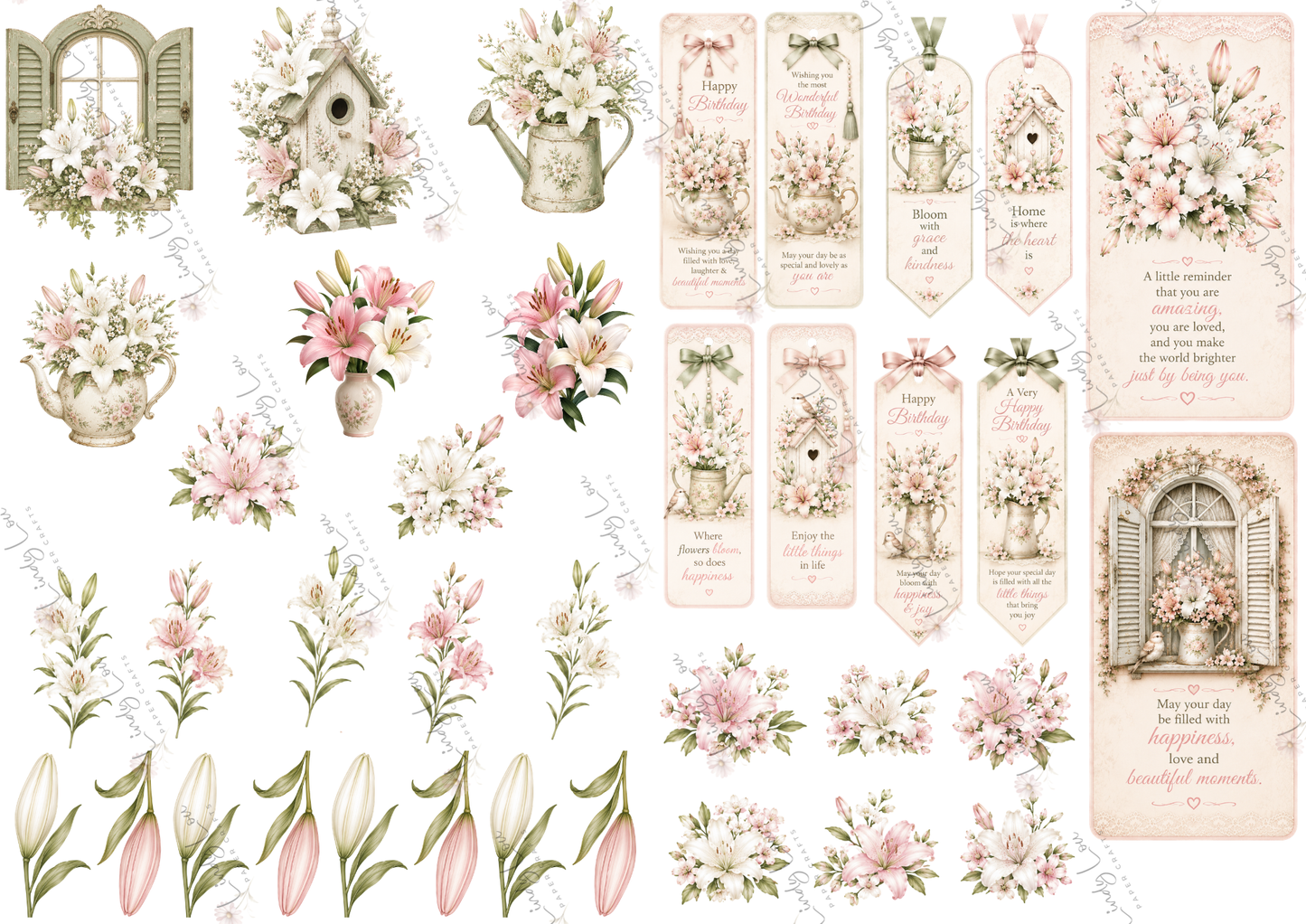 A4 Paper Collection - Lily's Cottage