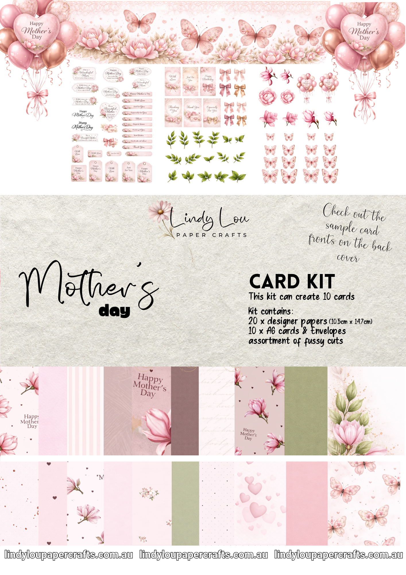 A6 Card Kit - Mother's Day
