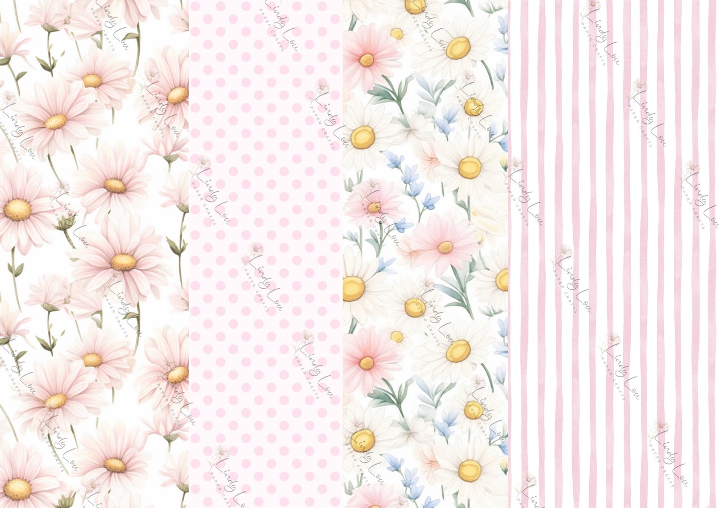 A4 Paper Collection - Daisy Whispers