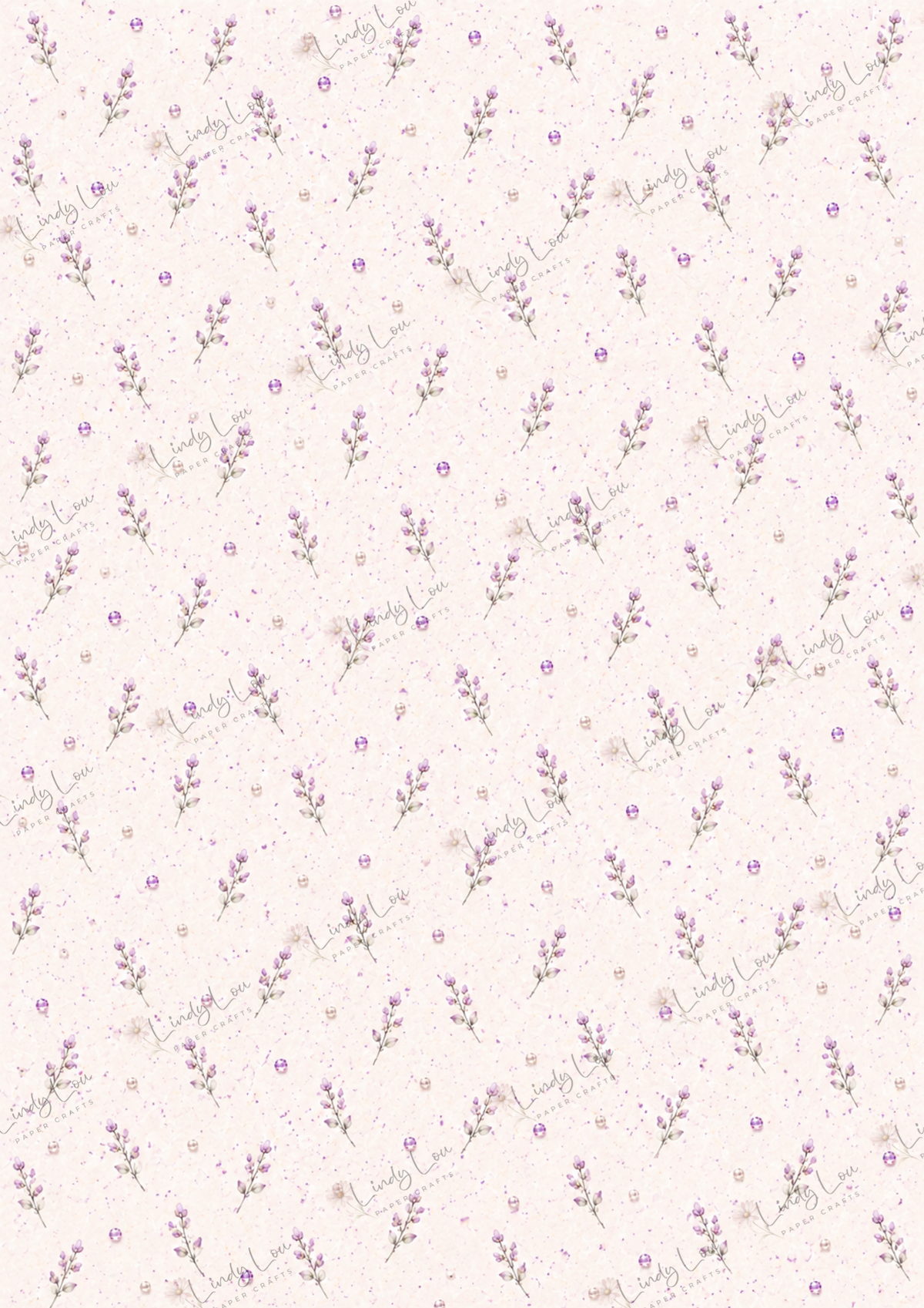 A4 Paper Pack - a Little bit of Pretty - Lilac