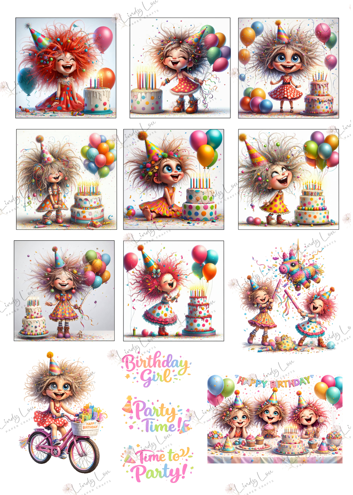 A6 Card Collection - Birthday Giggles