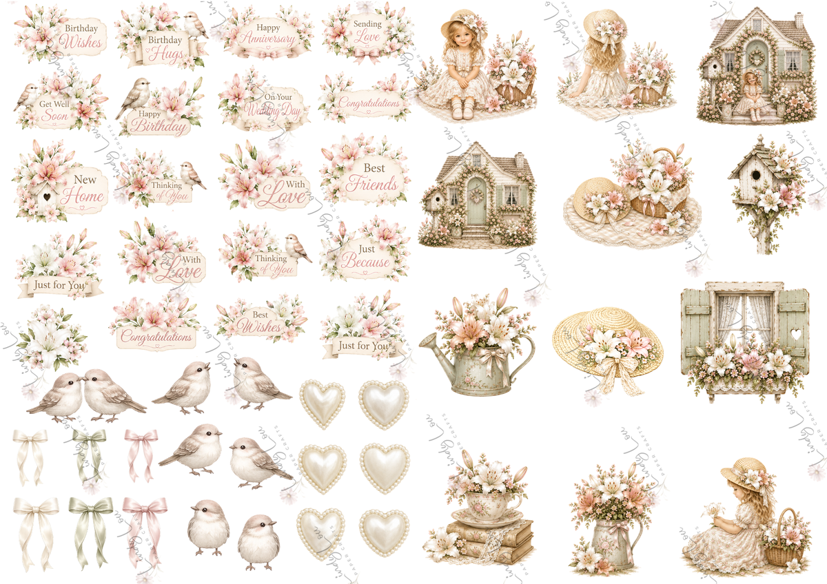 A4 Paper Collection - Lily's Cottage