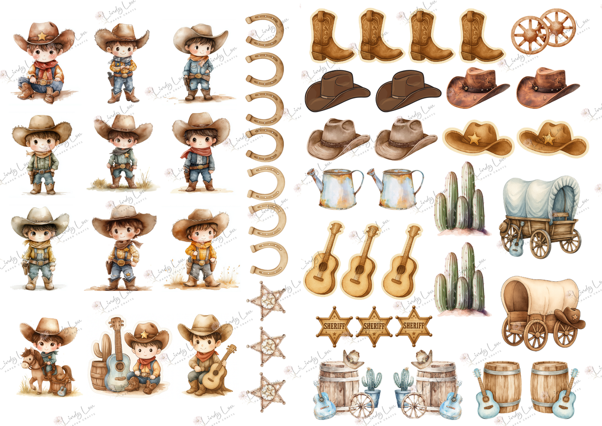 A4 Paper Collection - Giddy Up Cowboy