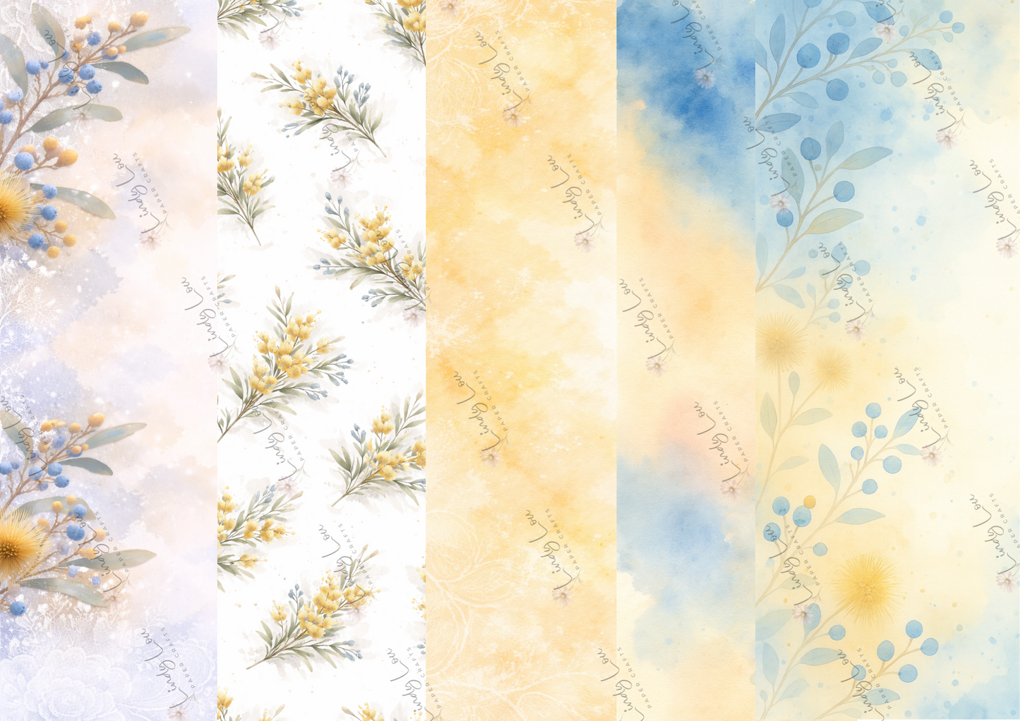 A4 Paper Collection - Blue Birds of Happiness