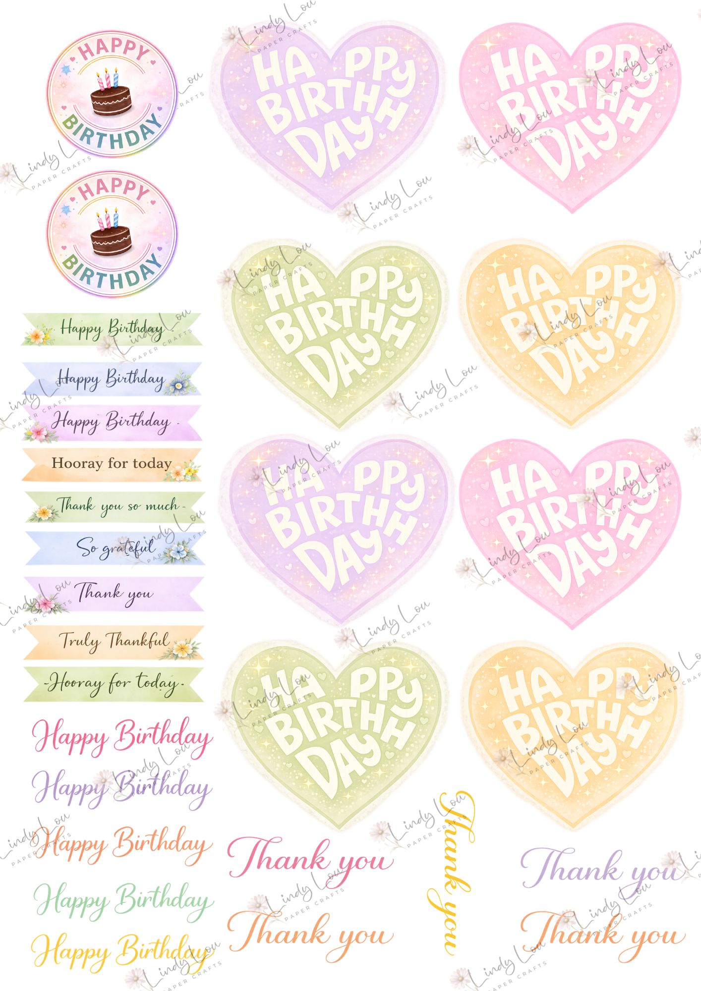 A6 Card Kit - Butterfly Kisses & Quirky Wishes