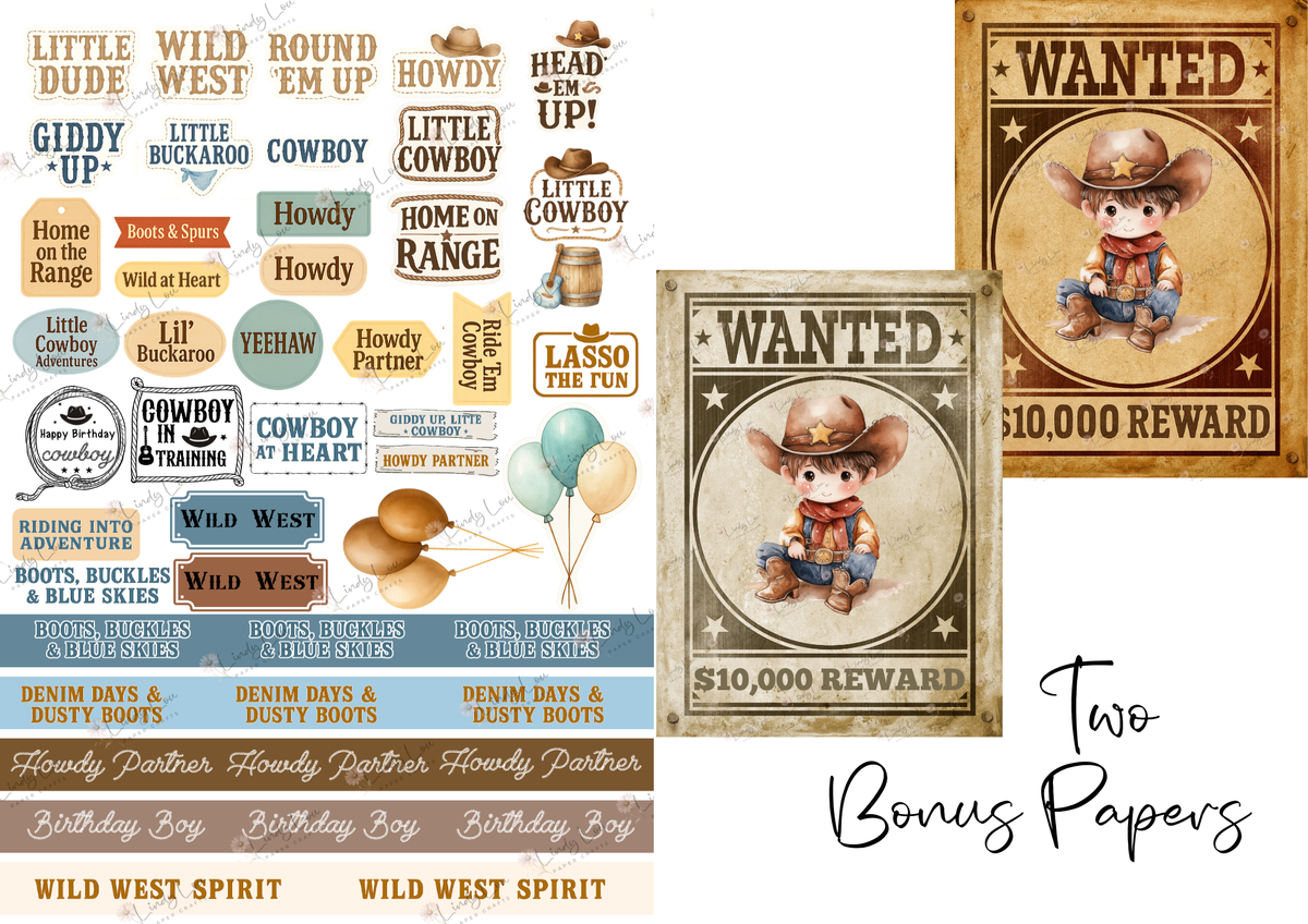 A4 Paper Collection - Giddy Up Cowboy