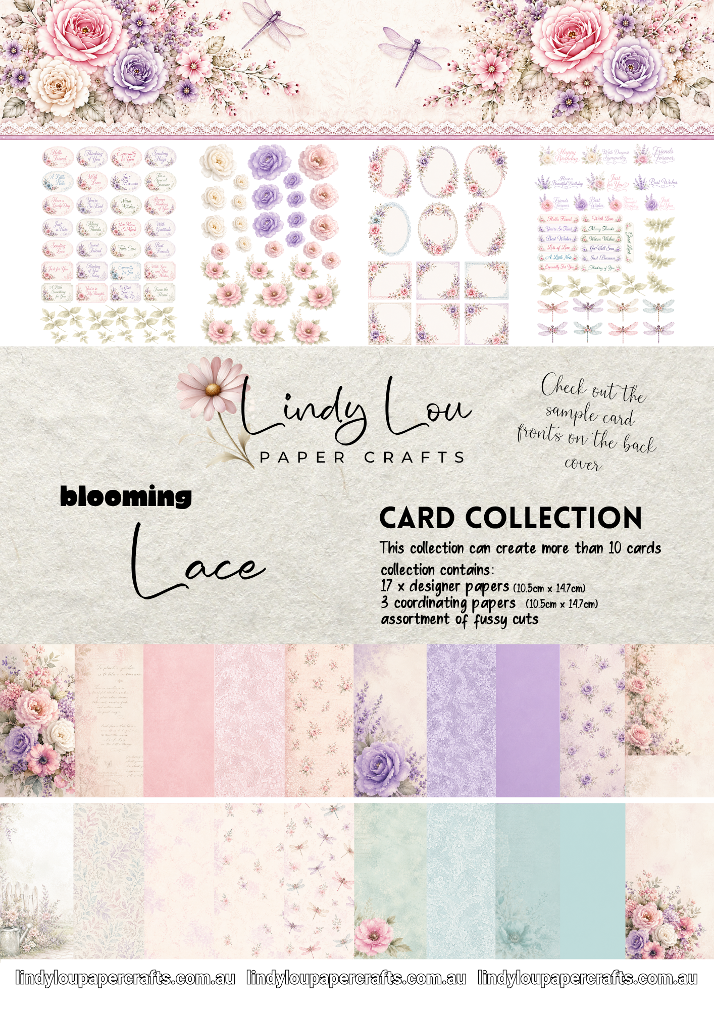 A6 Card Collection - Blooming Grace