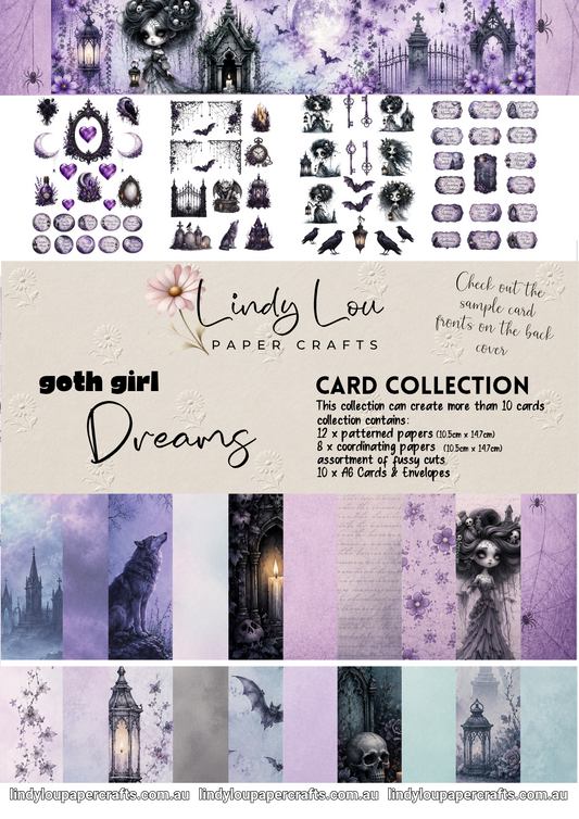 A6 Card Collection - Goth Girl Dreams