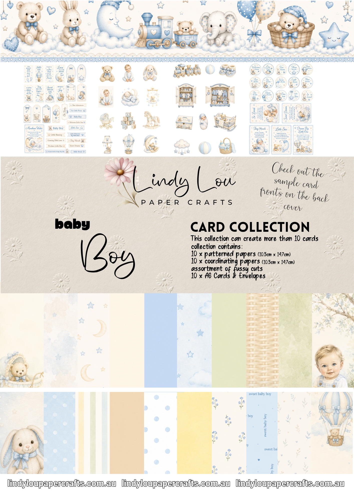 A6 Card Collection - Baby Boy