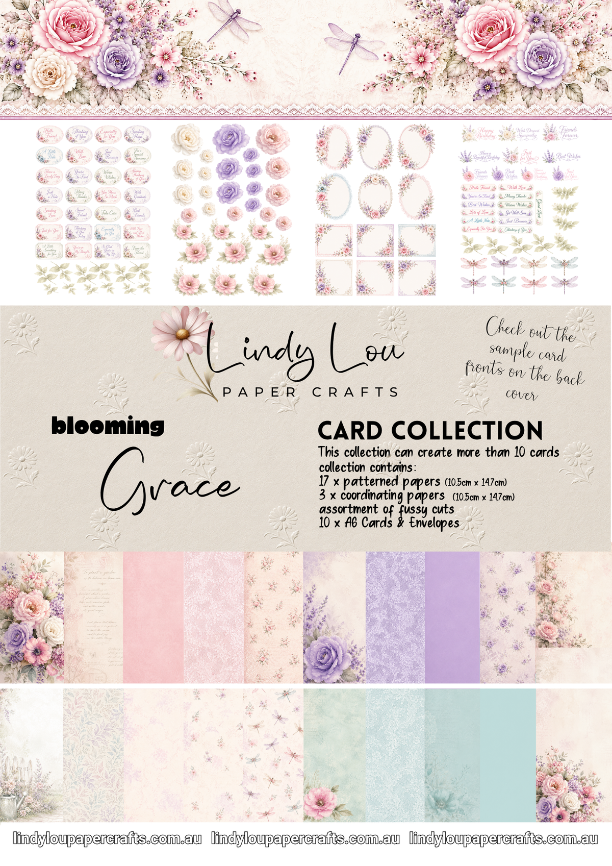 A6 Card Collection - Blooming Grace