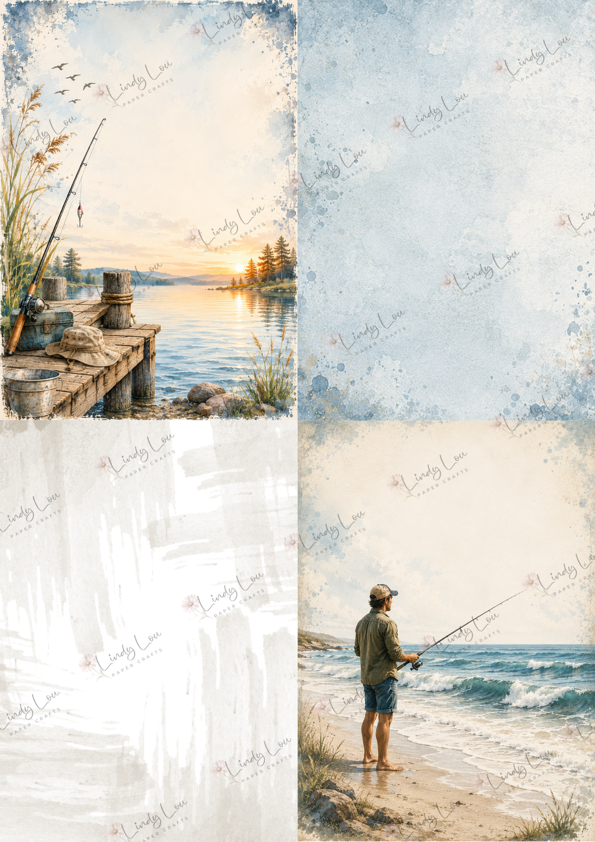 A6 Card Collection - Gone Fishing