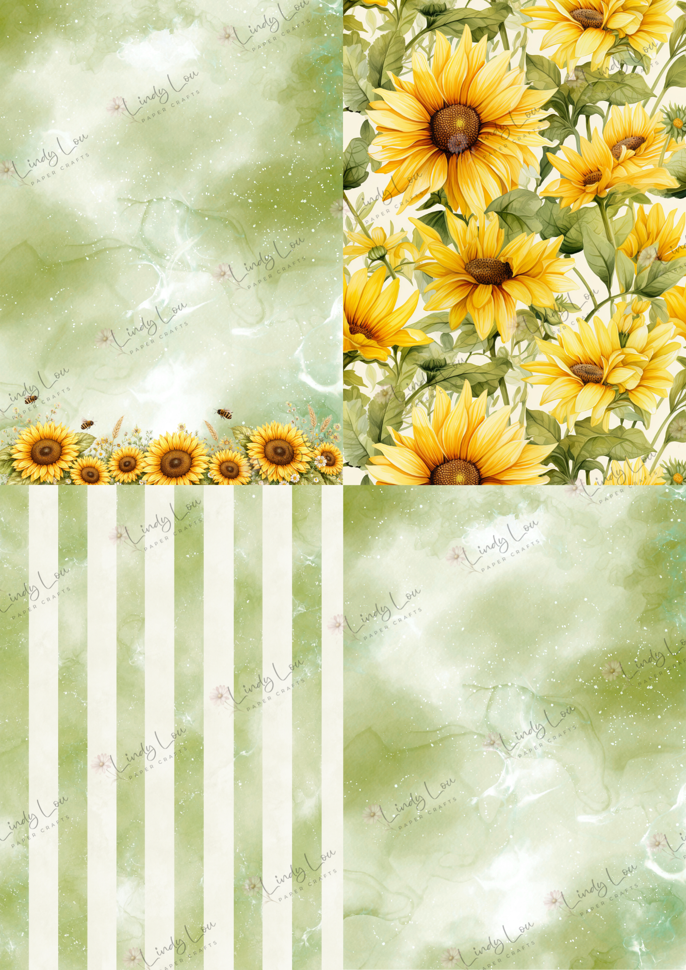 A6 Card Kit - Sunshine & Moo