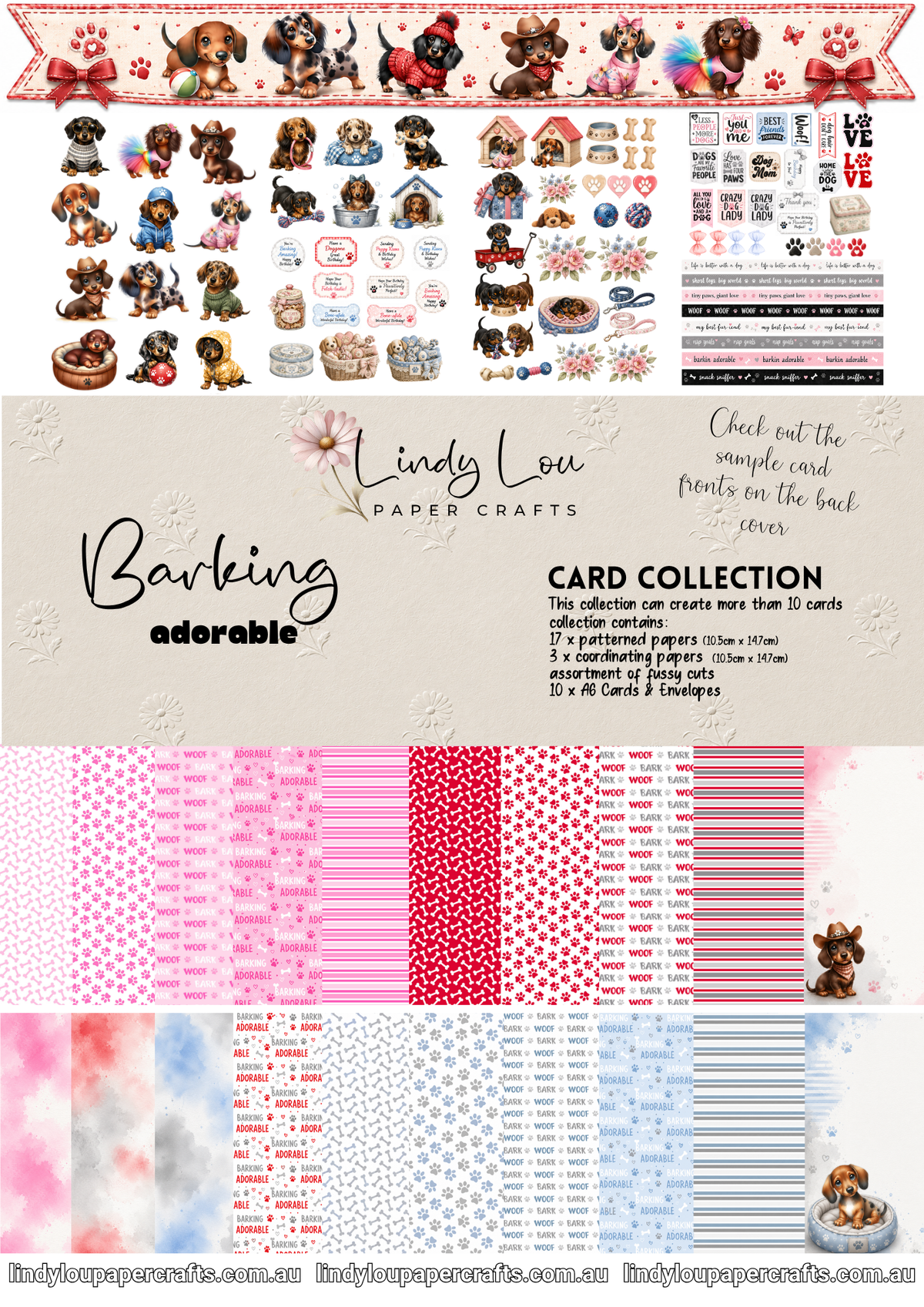 A6 Card Collection - Barking Adorable