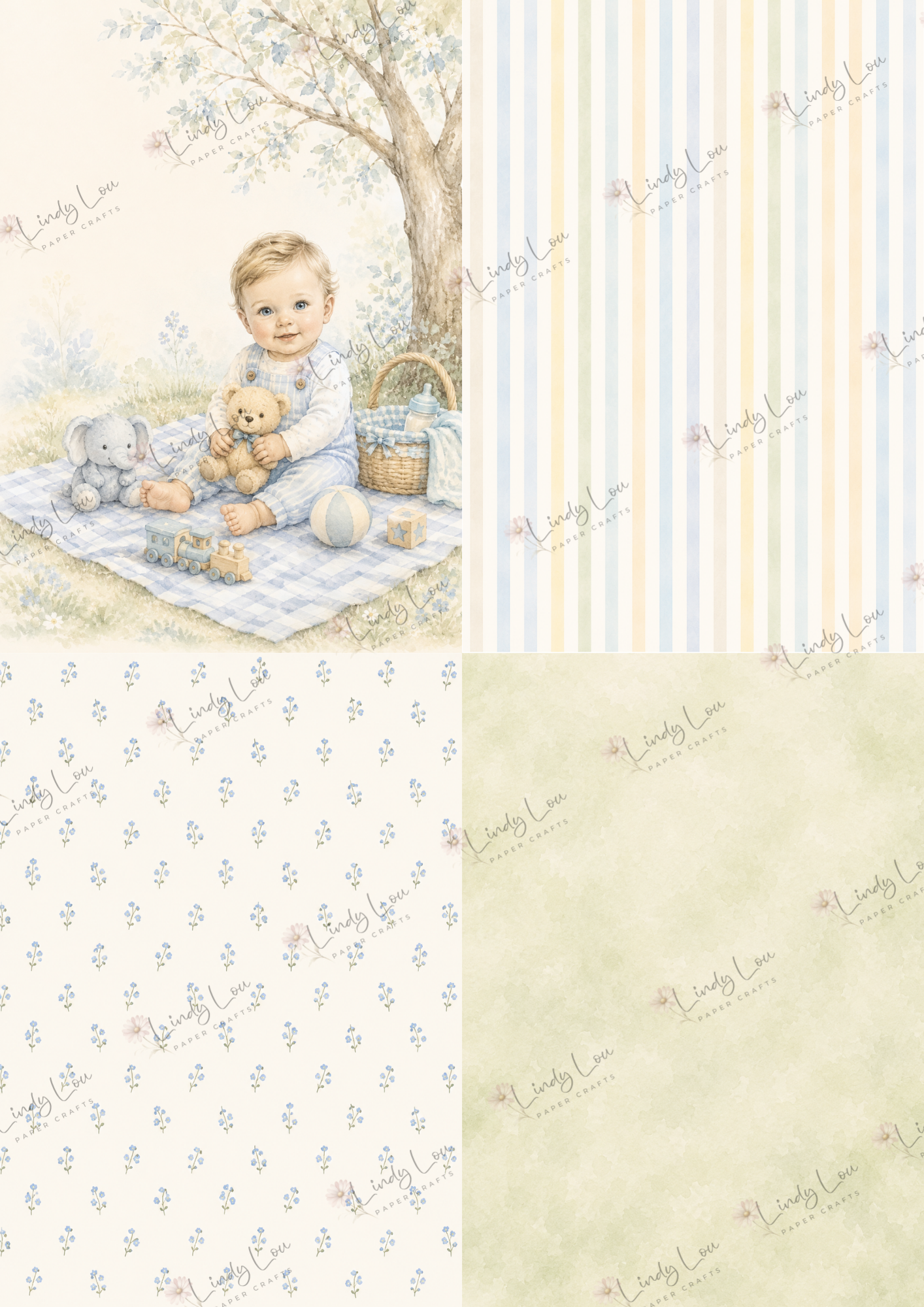 A6 Card Collection - Baby Boy